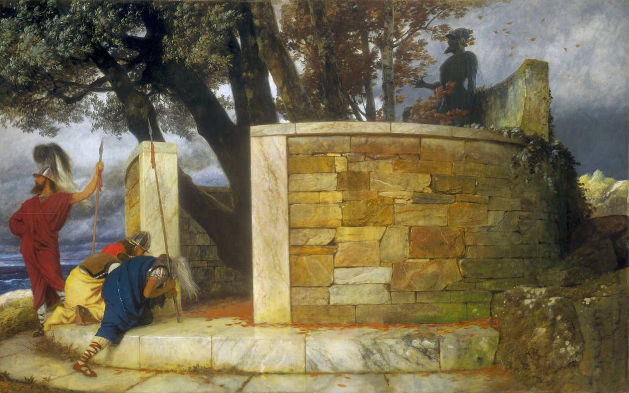 Herkules helligdom af Arnold Böcklin
