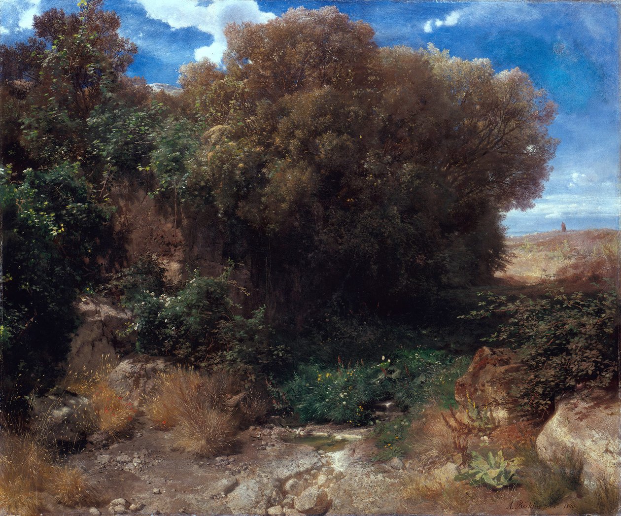 Landskab fra Campagna af Arnold Böcklin