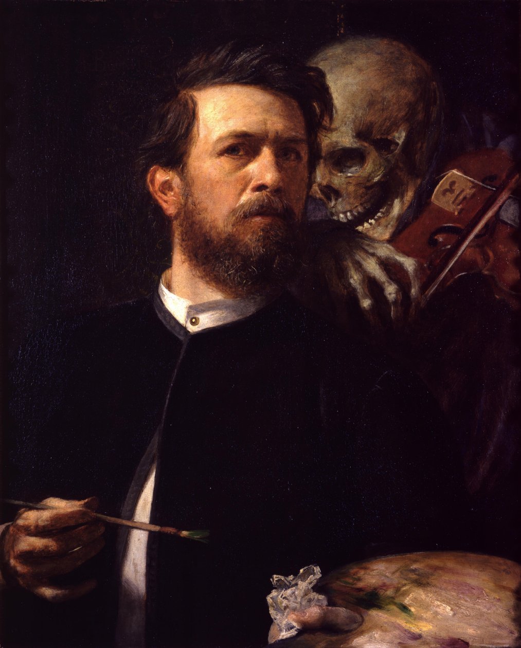 Selvportræt af Arnold Böcklin