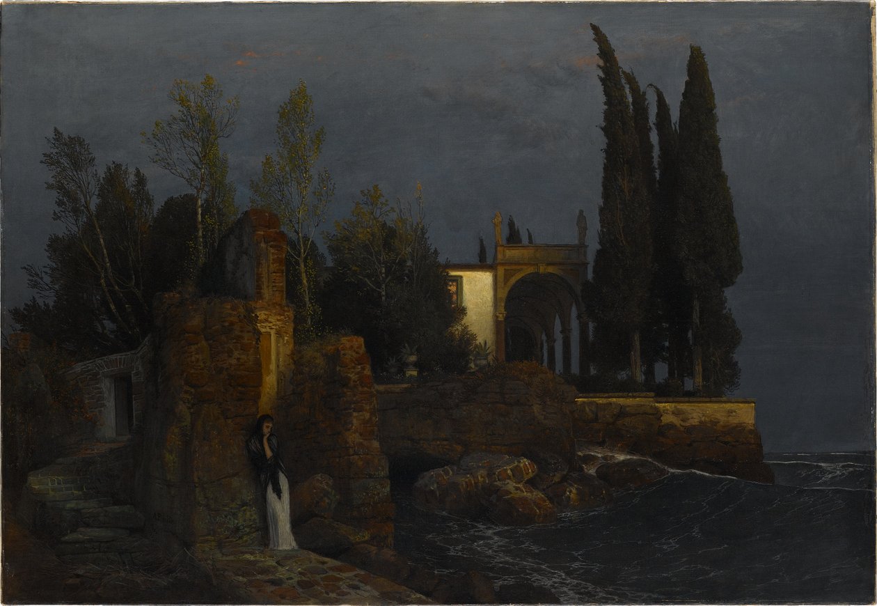 Villa ved havet af Arnold Böcklin