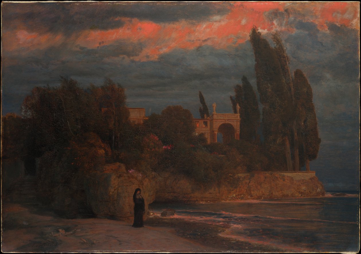 Villa ved havet af Arnold Böcklin