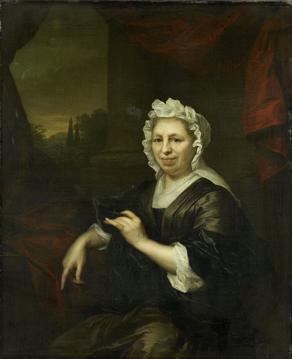 Brechje Hooft (1640-1721). Enke efter Harmen van de Poll af Arnold Boonen (attributed to)