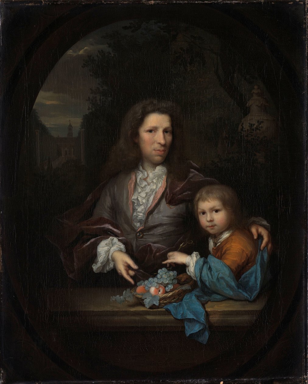 Jan van de Poll (1668-1745) og hans søn Harmen Hendrick (1697-1772). af Arnold Boonen