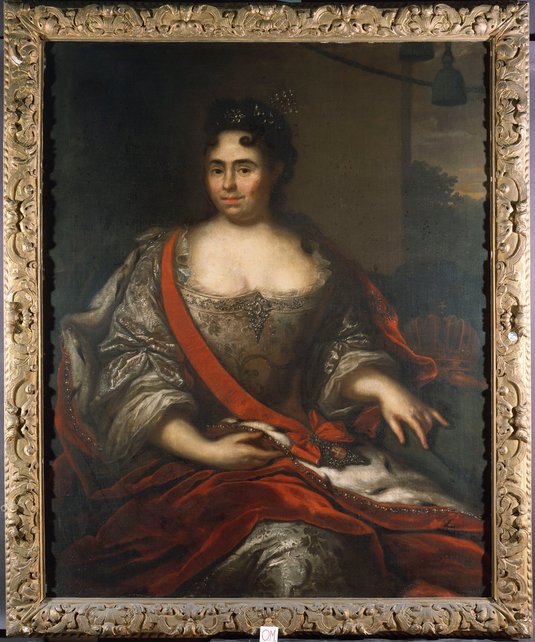 Portræt af dronning Catherine I af Rusland, 1717 af Arnold Boonen