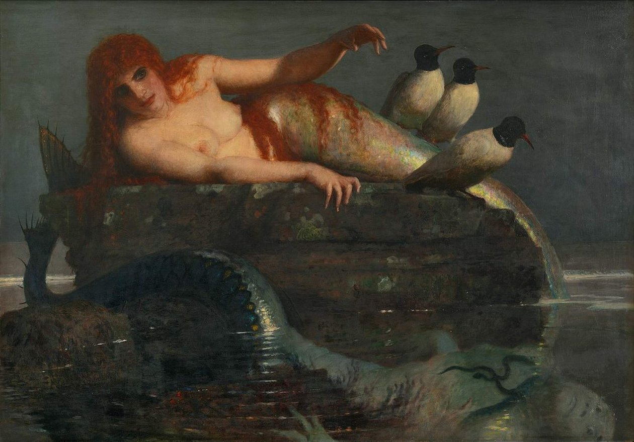 Stille Hav, 1886-1887. af Arnold Böcklin