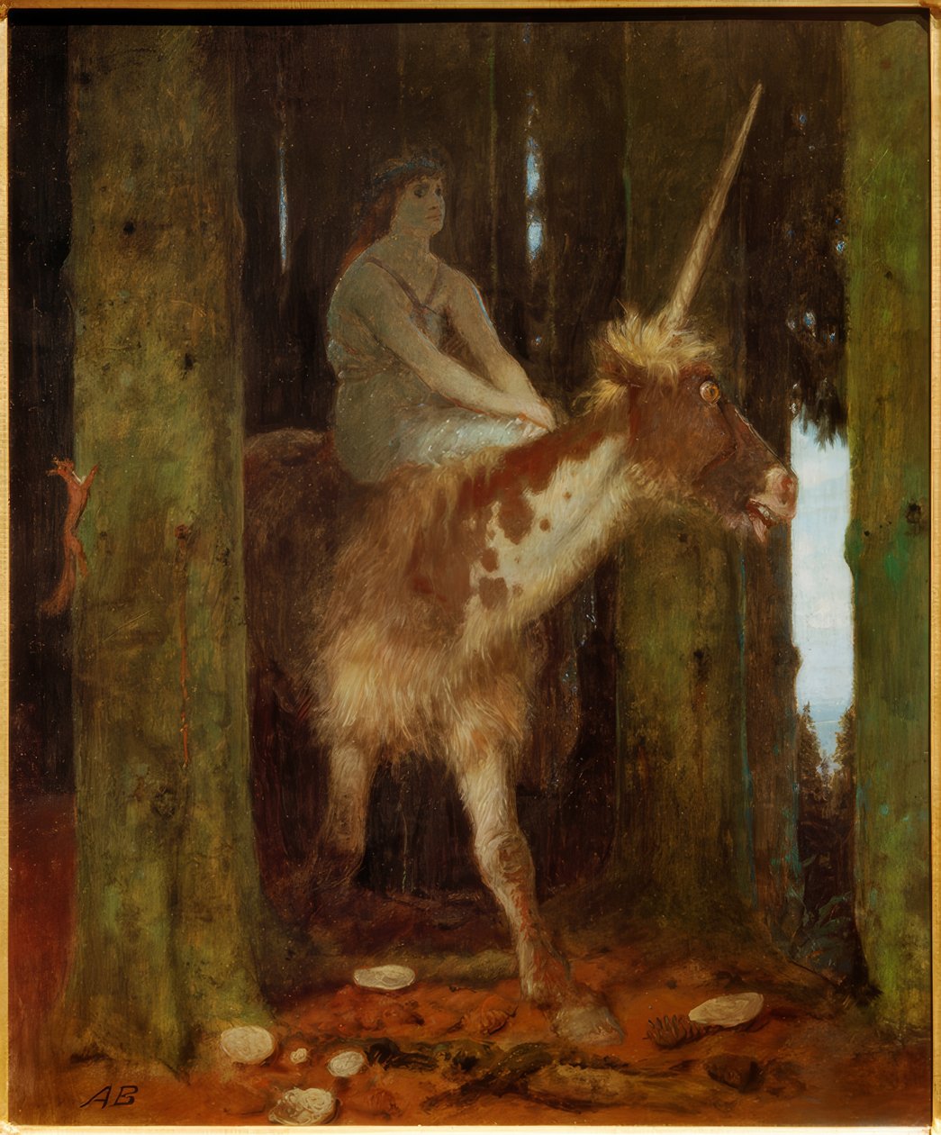 Skovens stilhed af Arnold Böcklin