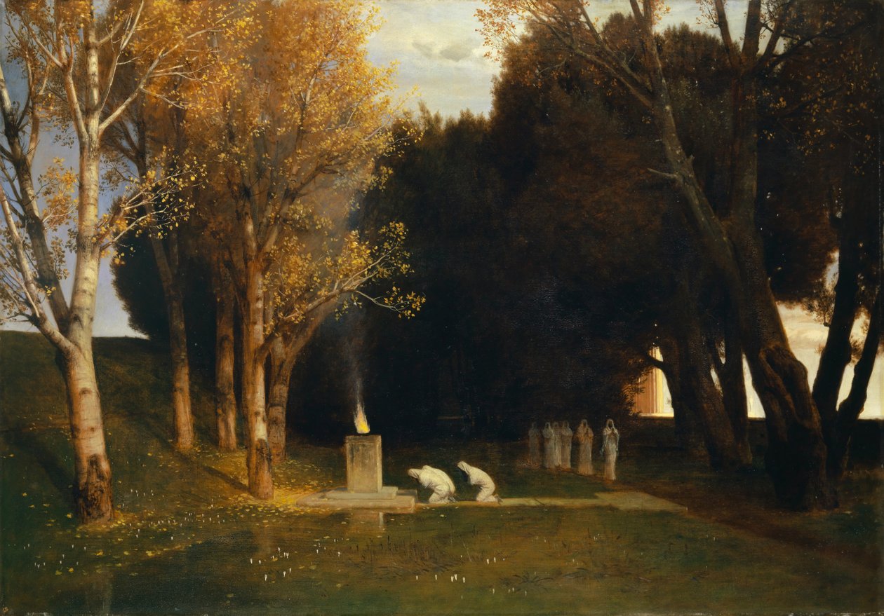 Hellig lund af Arnold Böcklin