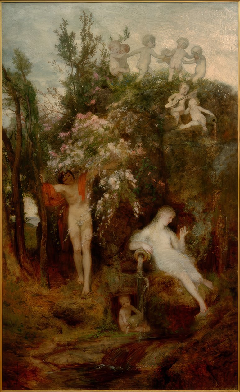 Elsker foråret af Arnold Böcklin