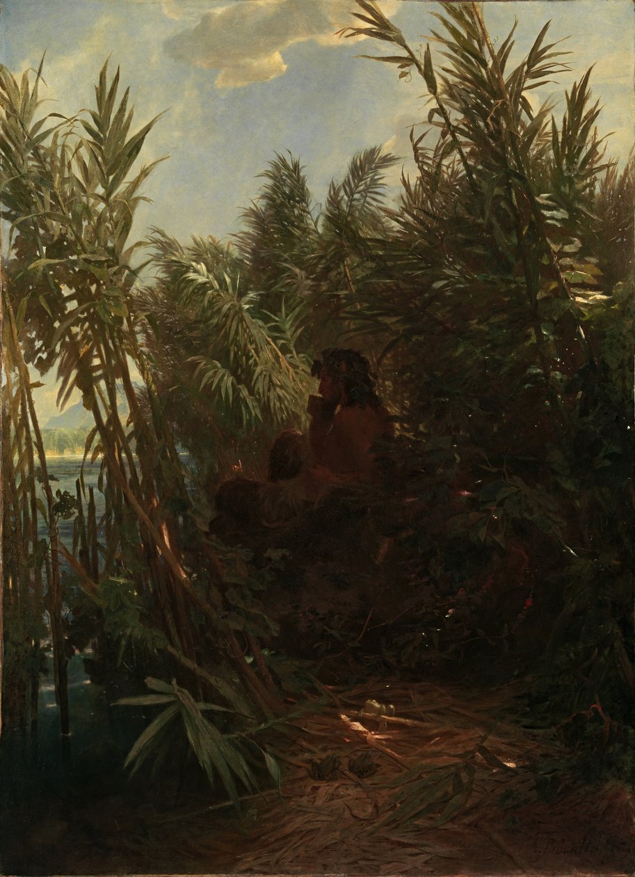 Pan in the Reed, 1856-1857. af Arnold Böcklin