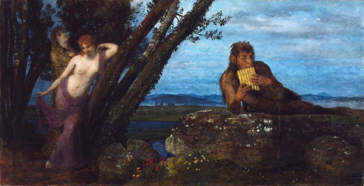 Forårsaften, 1879 af Arnold Böcklin