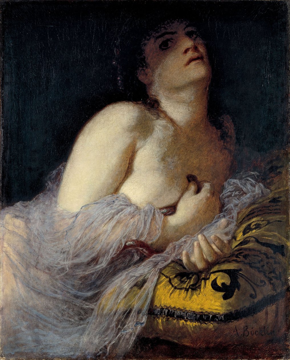 The Death of Cleopatra første version af Arnold Böcklin