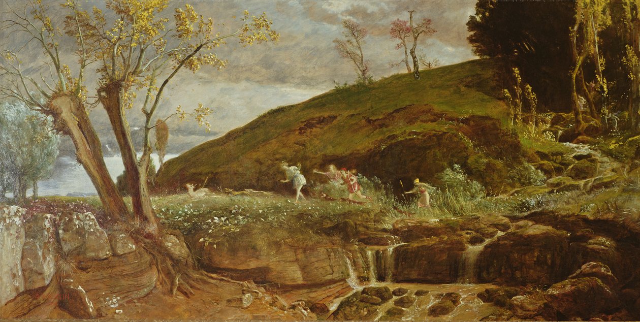 Jagten på Diana, 1896 af Arnold Böcklin