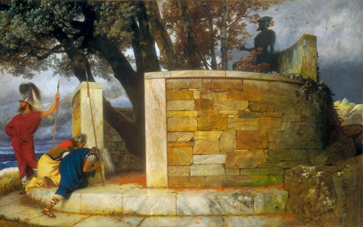 Herkules helligdom af Arnold Böcklin