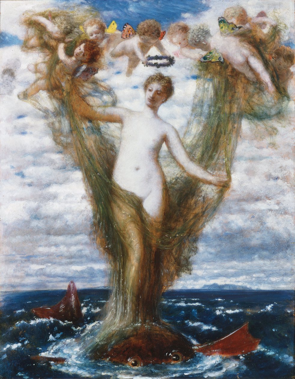 Venus Anadyomene af Arnold Böcklin