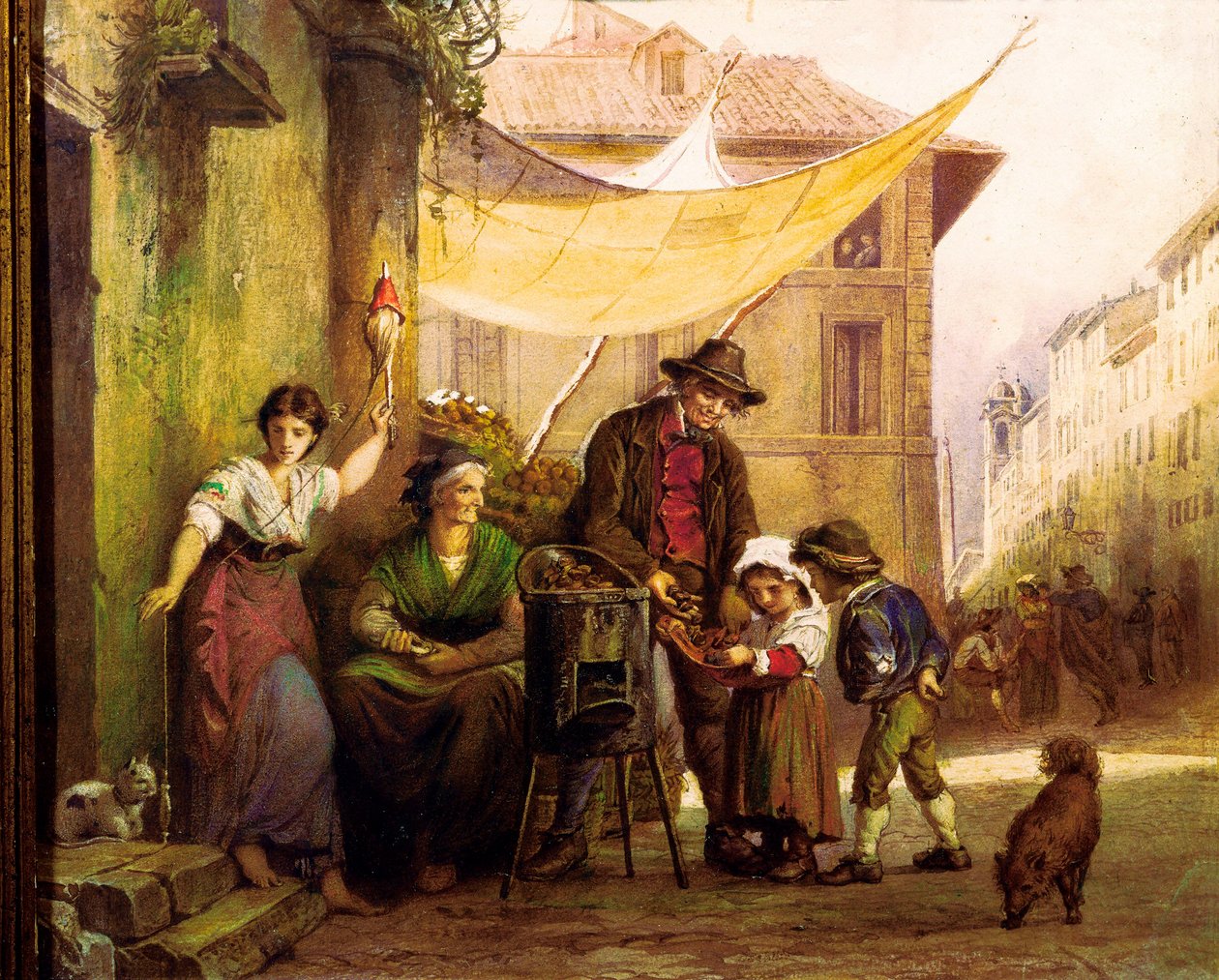 Kastanjehandleren af Arnold Corrodi