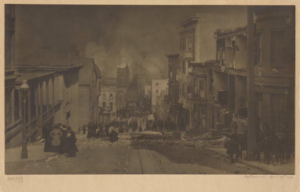 San Francisco, 18. april 1906 af Arnold Genthe
