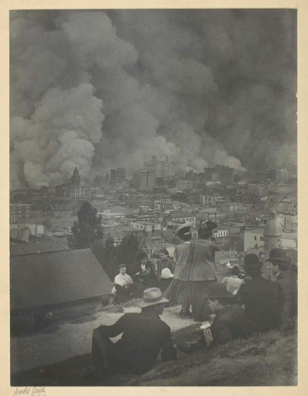 San Francisco jordskælv af Arnold Genthe