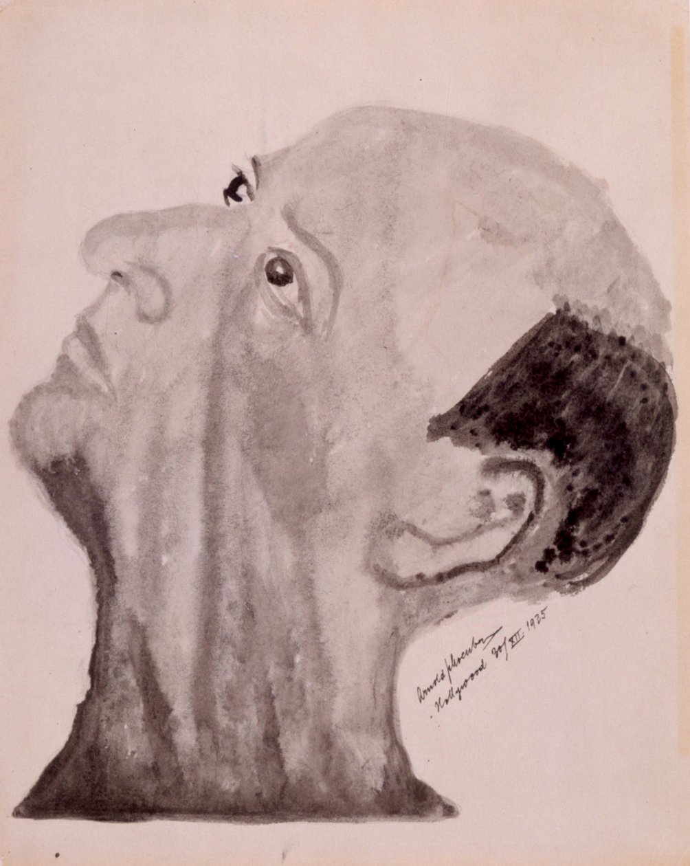 Arnold Schoenberg selvportræt - Hollywood 1923 af Arnold Schoenberg