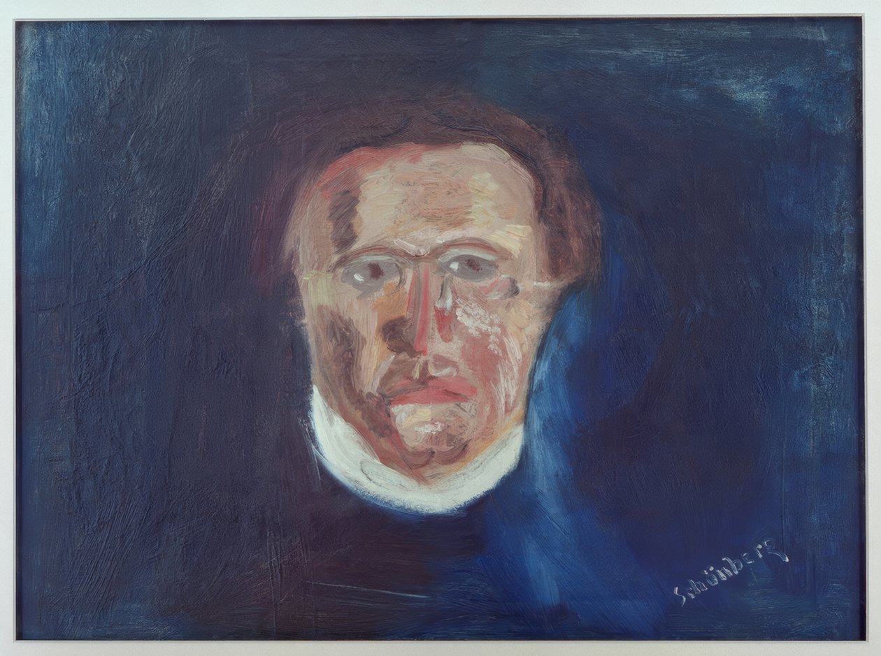 Portræt af en mand af Arnold Schönberg