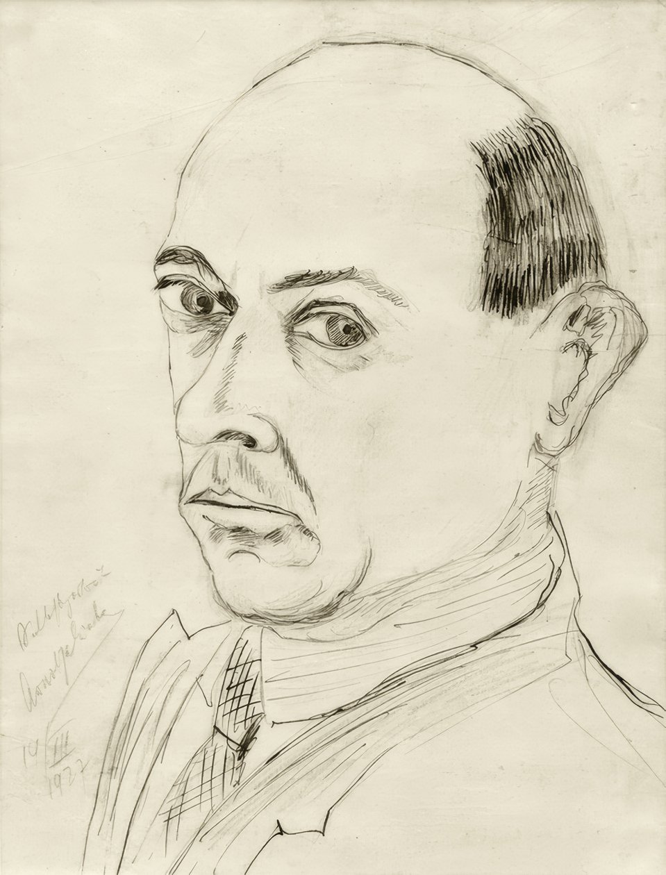 Selvportræt af Arnold Schönberg