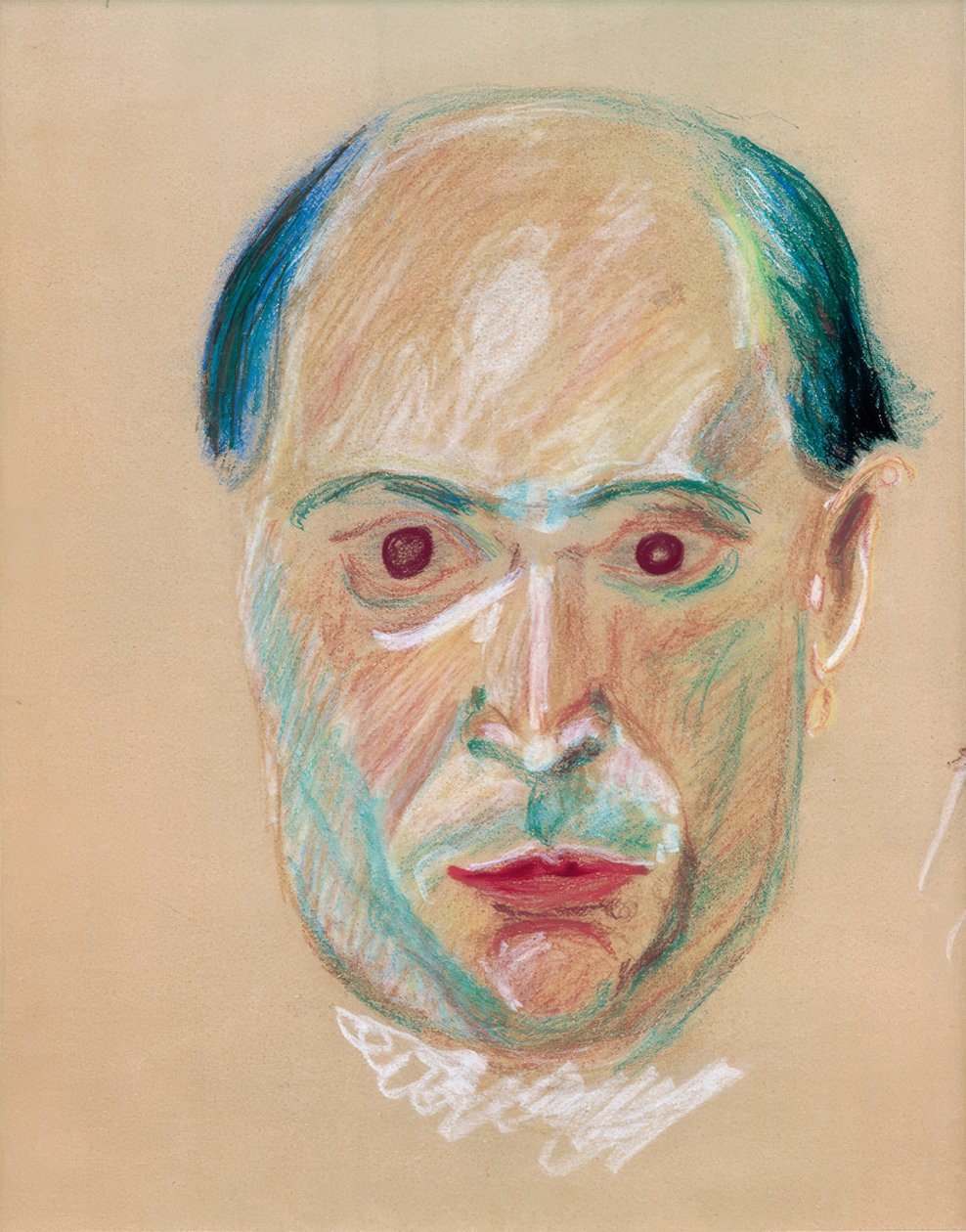 selvportræt af Arnold Schönberg