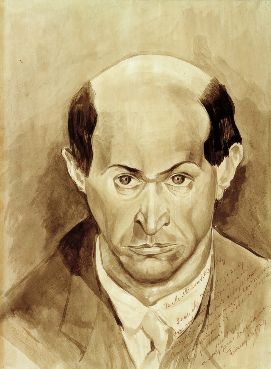 selvportræt af Arnold Schönberg