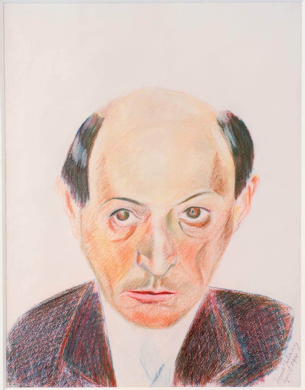selvportræt af Arnold Schönberg