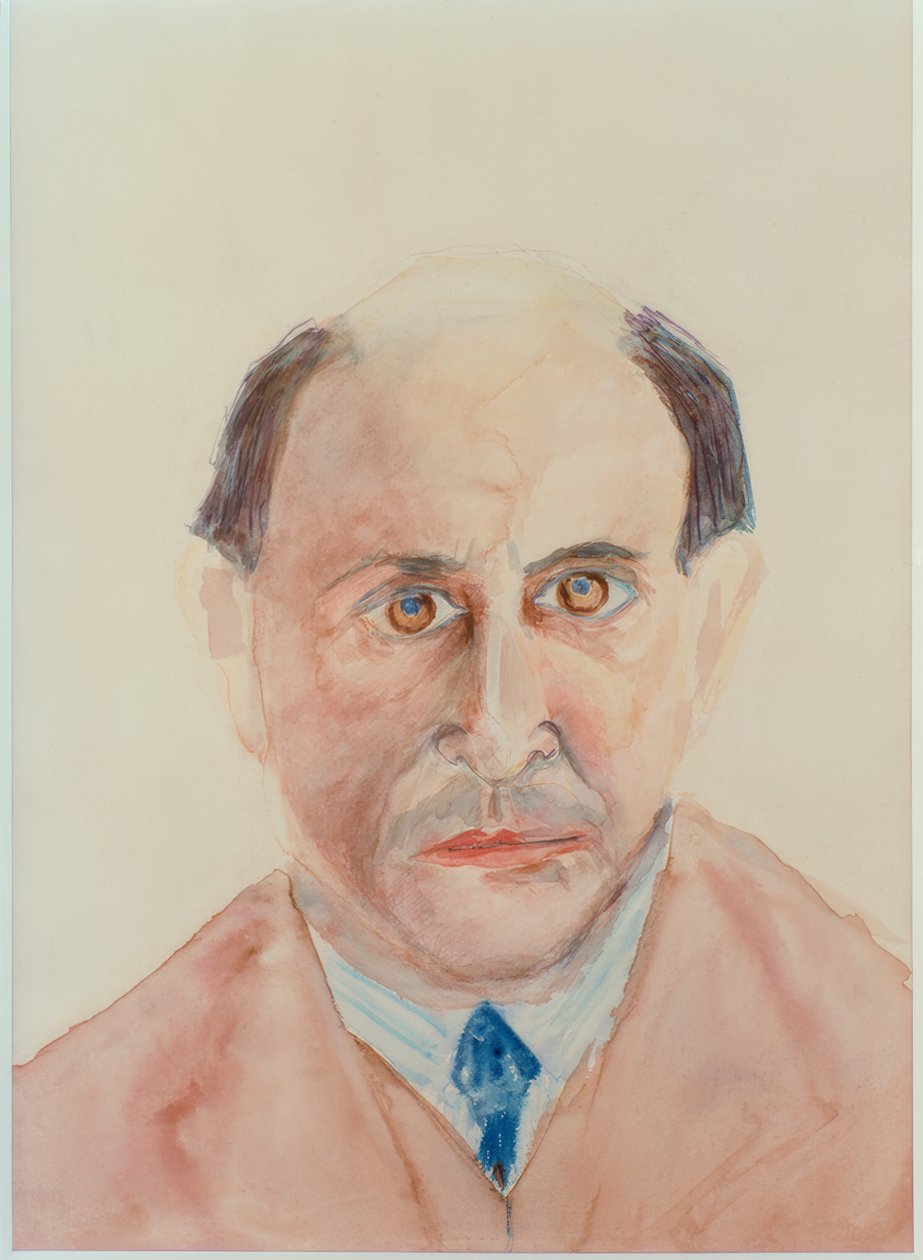 selvportræt af Arnold Schönberg