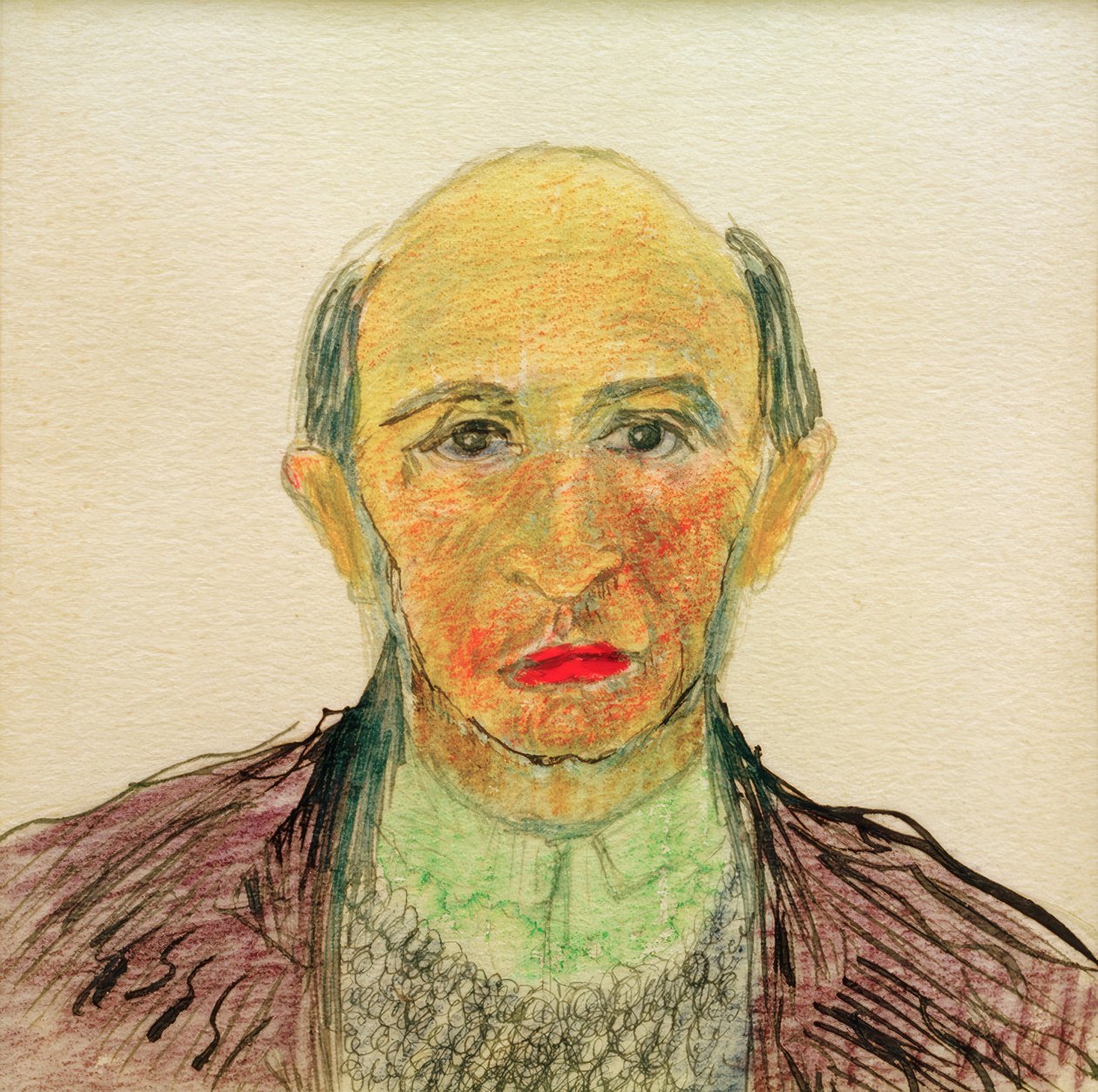 selvportræt af Arnold Schönberg