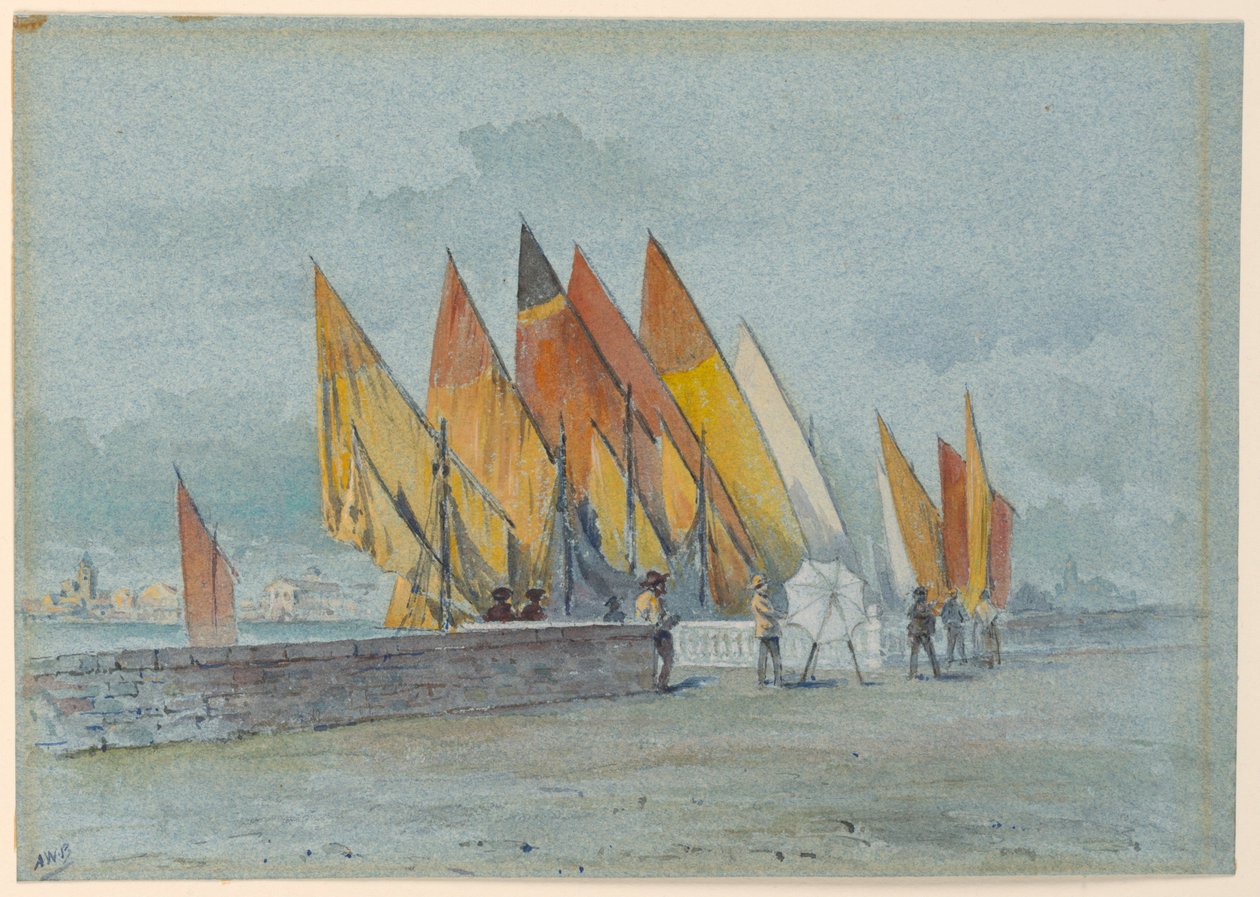 Langs en kanal af Arnold William Brunner