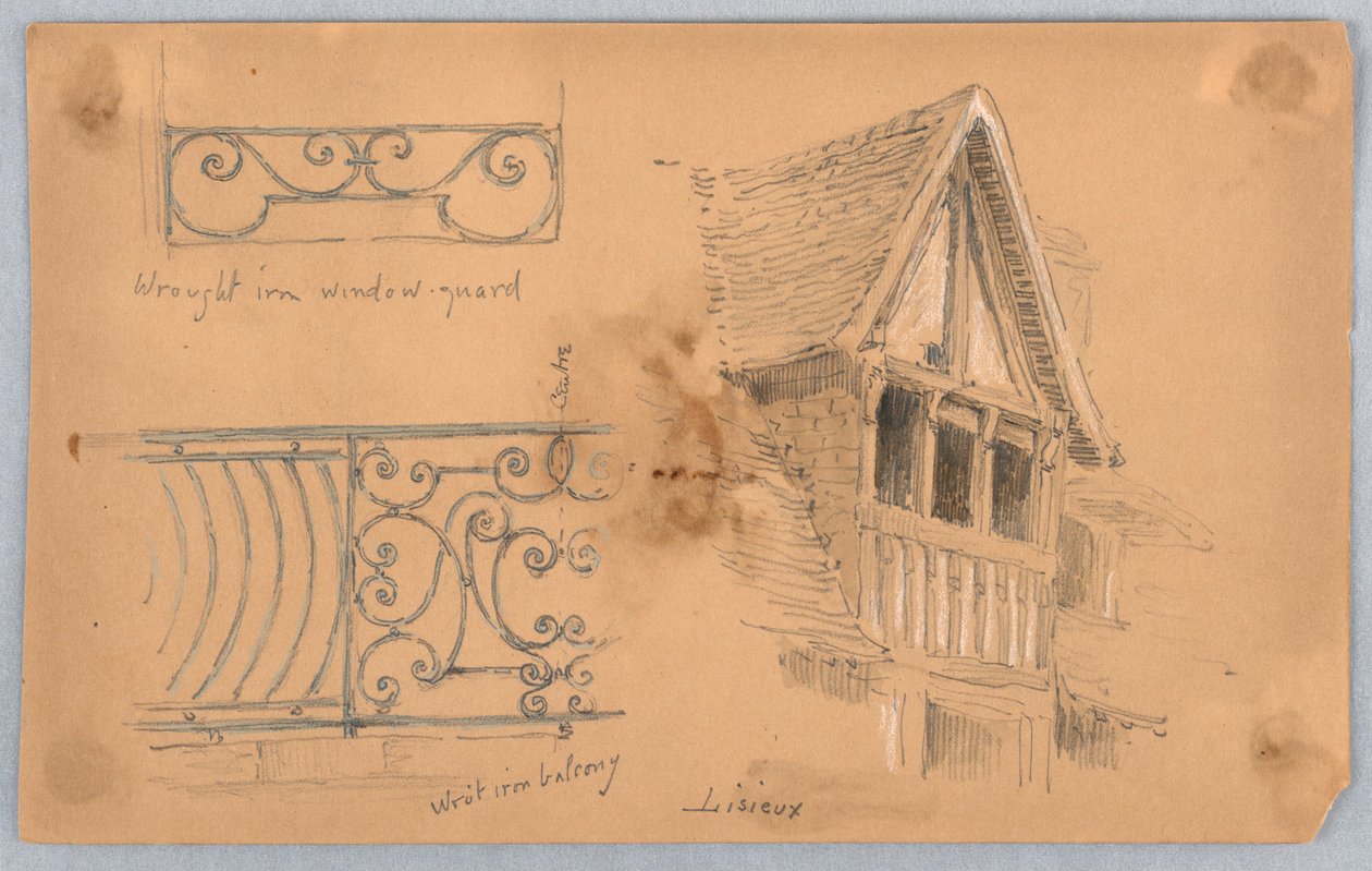 Arkitektoniske detaljer hos Lisieux af Arnold William Brunner