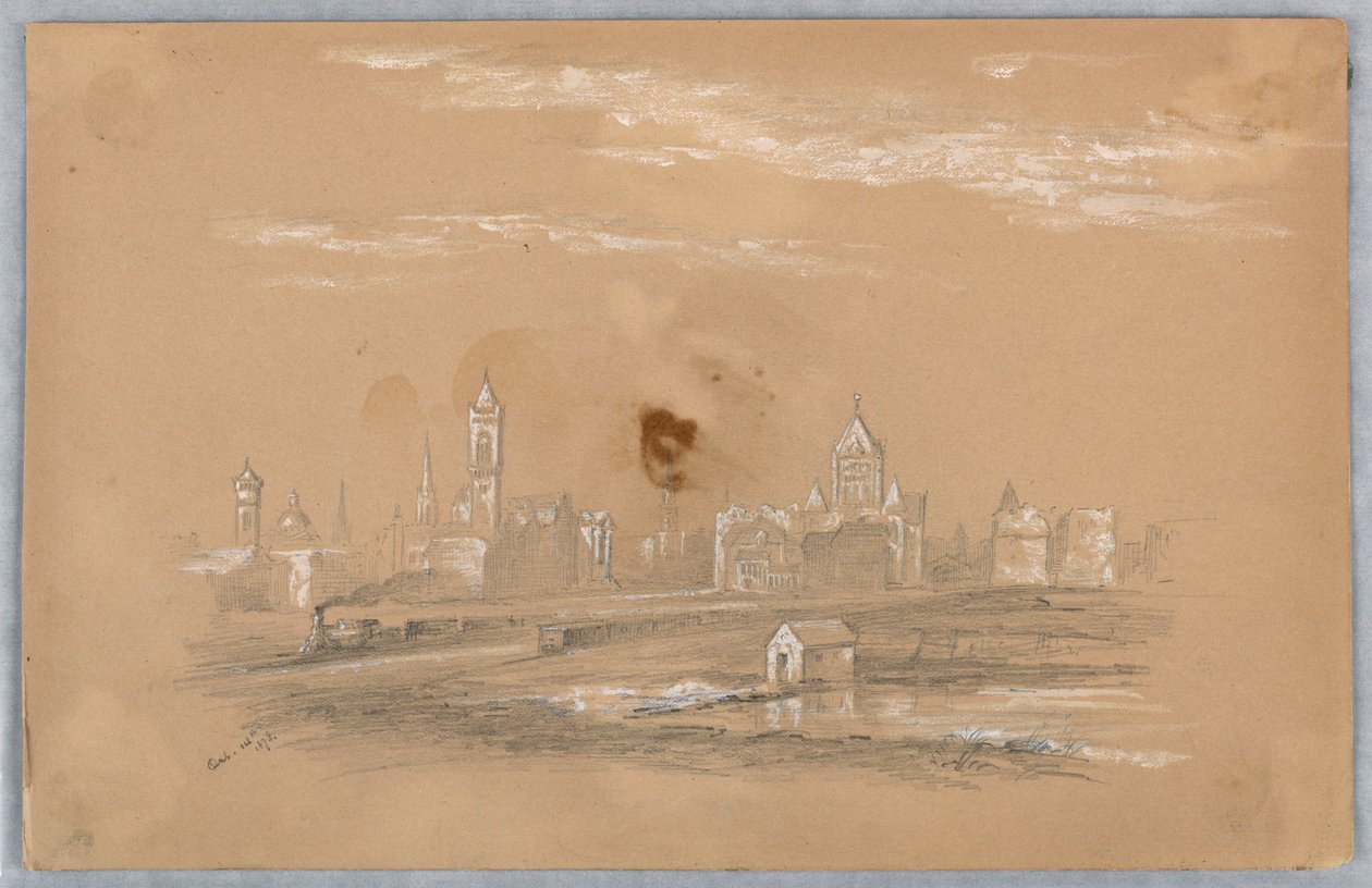 Byens skyline af Arnold William Brunner