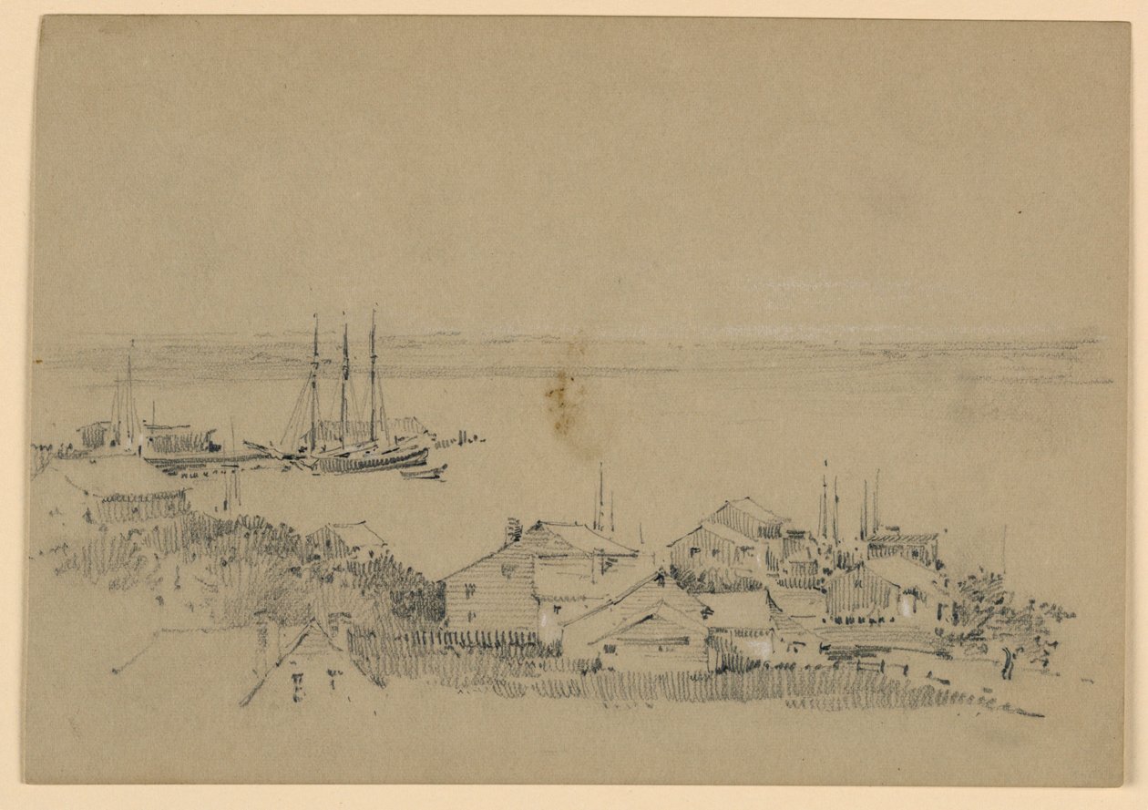 Fiskerby af Arnold William Brunner