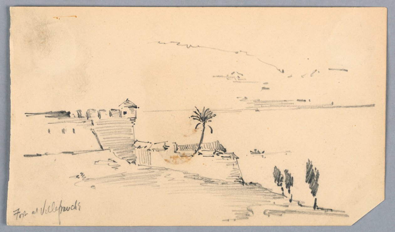 Fort ved Villefranche af Arnold William Brunner
