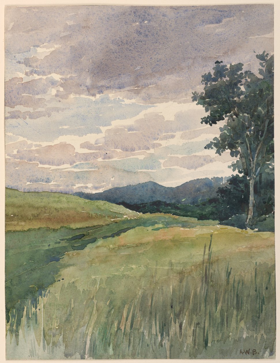Landskab af Landskab af Arnold William Brunner