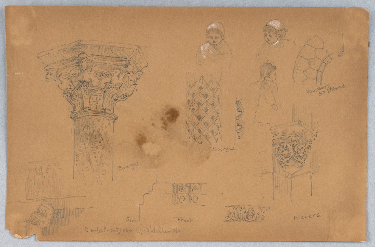 Nevers og Bourges af Arnold William Brunner