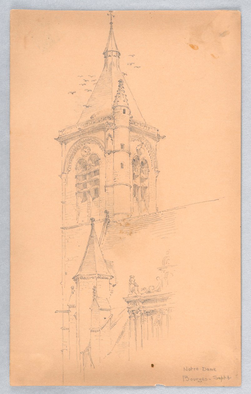 Notre Dame, Bourges af Arnold William Brunner