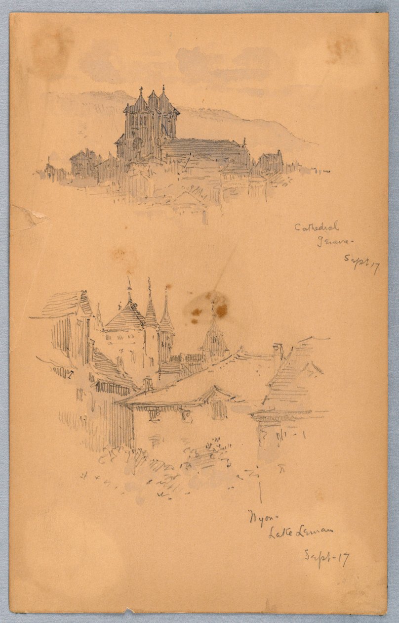 Nyon, Genèves katedral af Arnold William Brunner