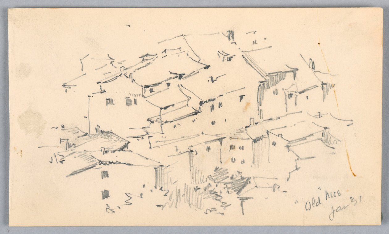 "Gamle" Nice af Arnold William Brunner
