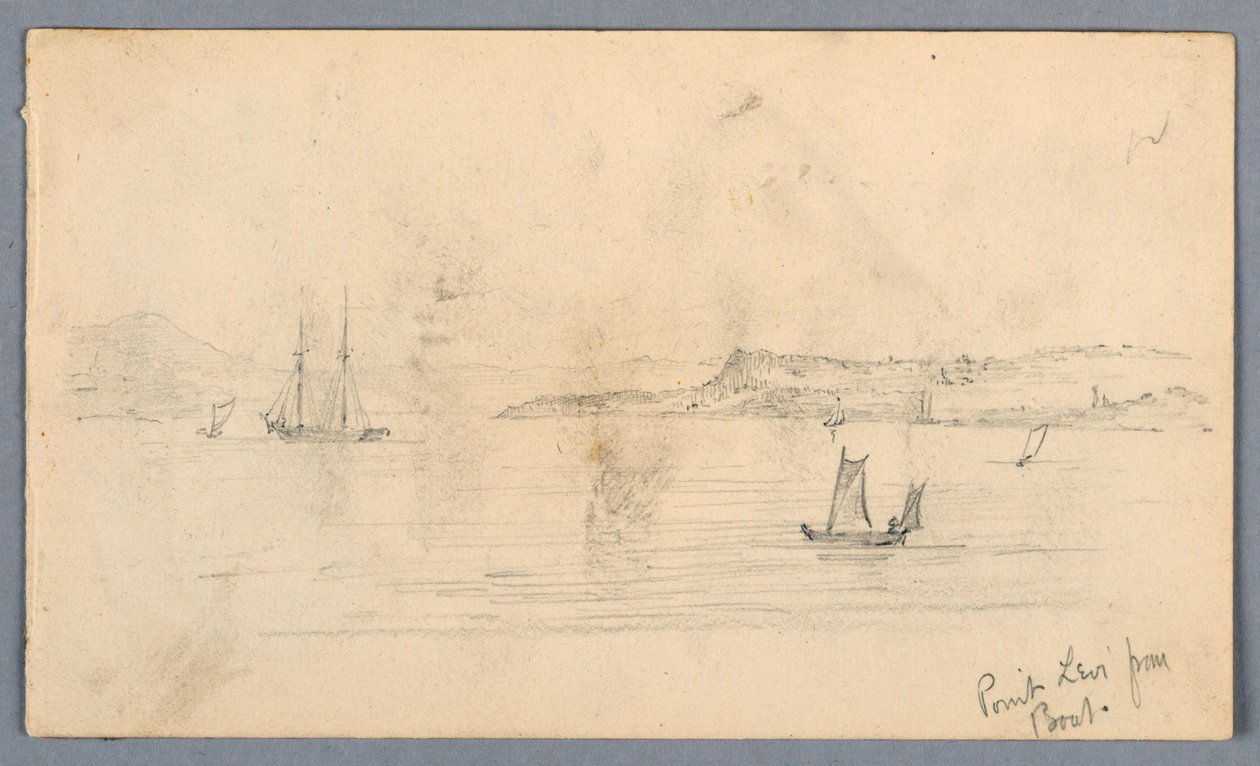 Point Levi fra båd af Arnold William Brunner