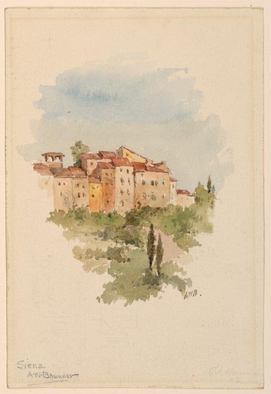 Siena af Arnold William Brunner