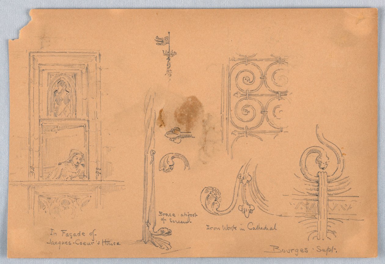 Skitser ved Bourges af Arnold William Brunner