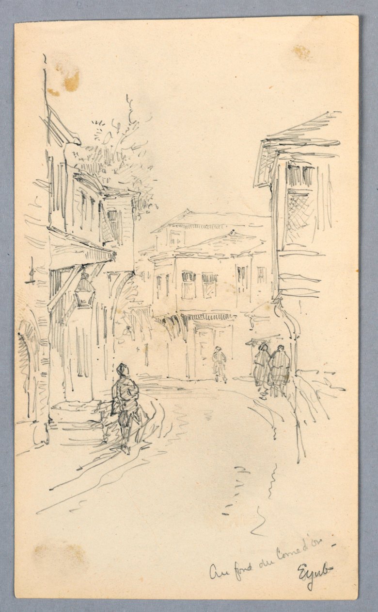 Gadescene af Arnold William Brunner