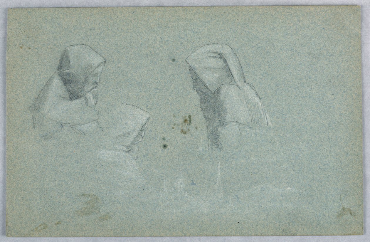 Tre studier af mennesket i en vane af Arnold William Brunner
