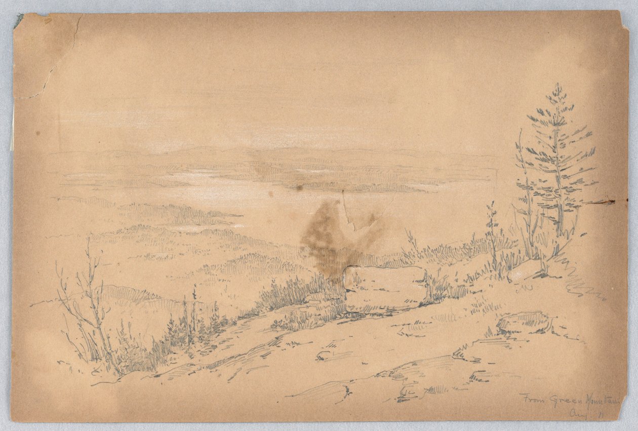 Udsigt fra Green Mountain af Arnold William Brunner