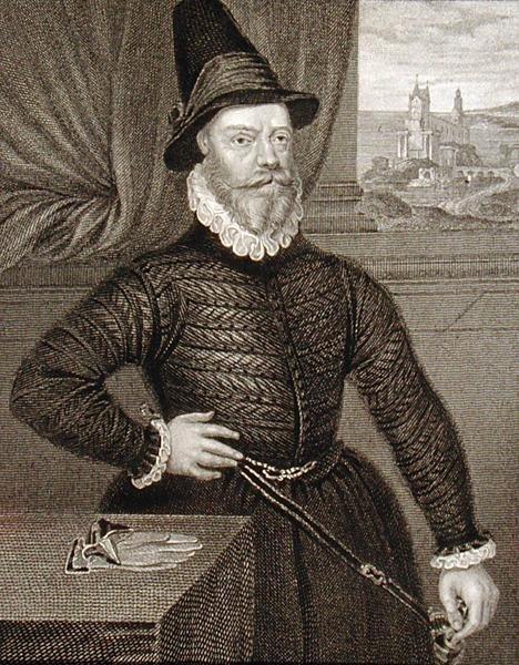 Portræt af James Douglas, 4. jarl af Morton (ca. 1516-1581), fra 