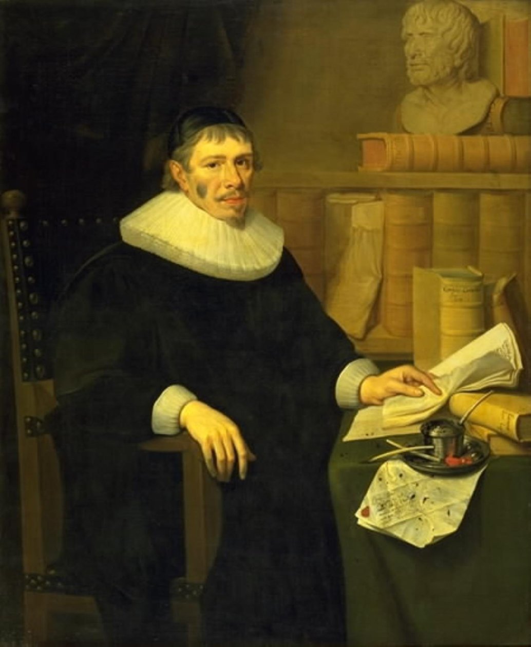 Portræt af advokaten Cornelis Bosch af Arnold van Ravesteyn