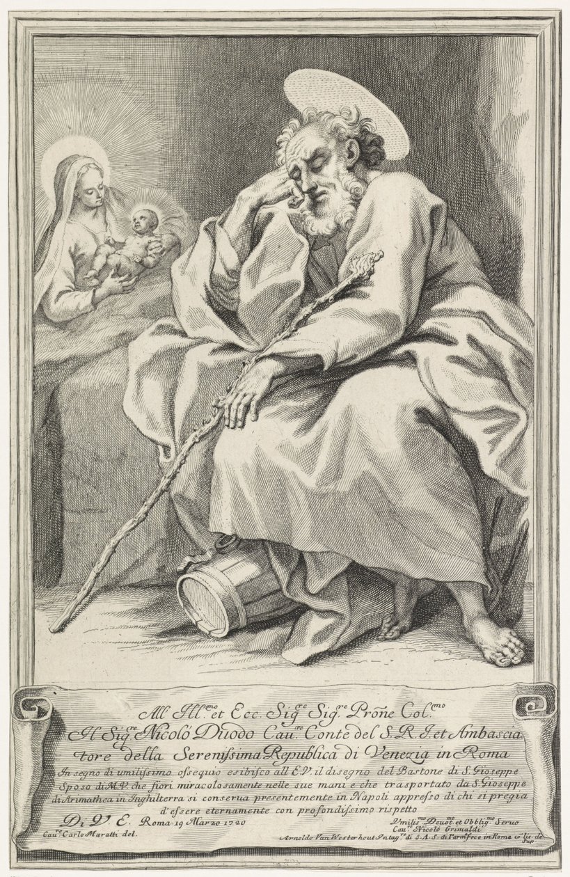 Sovende Joseph af Arnold van Westerhout