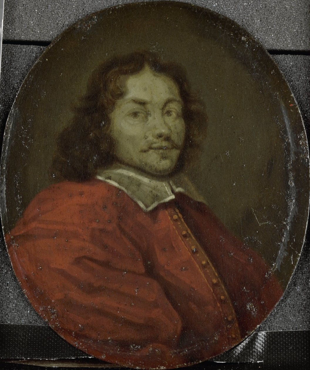 Portræt af Matthijs Gansneb, kaldet Tengnagel, digter i Amsterdam af Arnoud van Halen