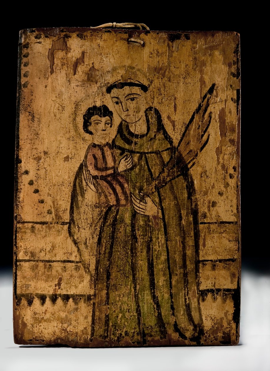 Sankt Antonius med Jesusbarnet af Arroyo Hondo Painter
